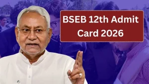 BSEB 12th Admit Card 2026: Bihar Board Inter Science Commerce Arts Hall Ticket Download