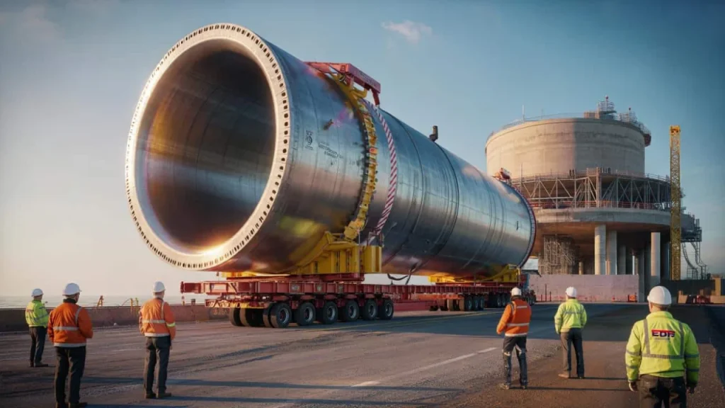 500-tonne steel giant quietly crosses English Channel for Britain’s nuclear future at Hinkley Point C