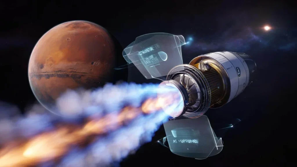 AI rocket propulsion breakthrough could cut Mars travel time in half