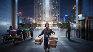 China’s skyscrapers are so tall that delivery workers now hire other delivery workers to finish the job