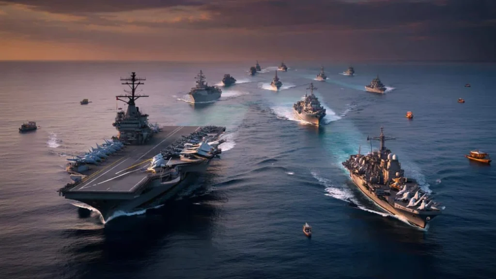 Chinese Fleet and US Carrier Now Face Off in Contested Waters as Local Fishermen Quietly Check Escape Routes