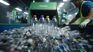 Crushing plastic bottles before recycling actually makes them harder to sort and often sends them to landfill