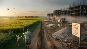 Everyone praises economic growth until they see the human cost of turning every last green field into a concrete investment asset