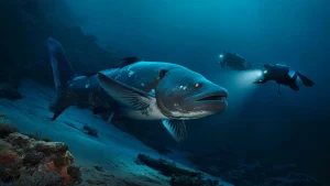 French divers capture first-ever footage of coelacanth living fossil lurking in Indonesian depths