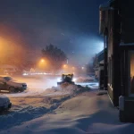 Heavy snow storm locks in overnight as pressure drops fast across the country