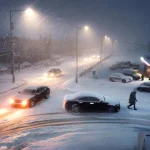 Heavy snow storm quietly escalates into dangerous overnight threat catching entire city off guard