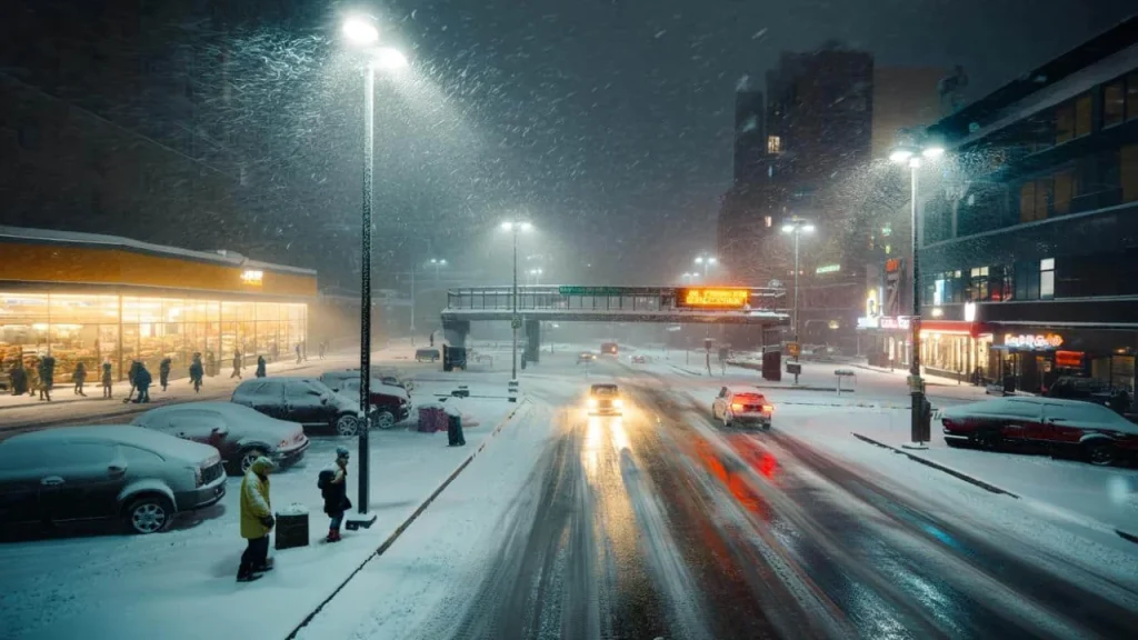 Heavy snow storm tonight sparks heated clash between safety officials and desperate businesses staying open