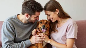 One in three people feel jealous when their partner shows more affection to pets on Valentine’s Day