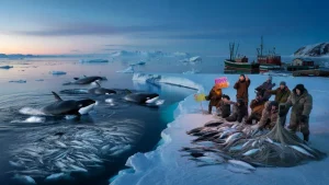 Orca activity in Greenland triggers emergency as ice collapse creates fishing gold rush nobody saw coming