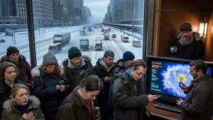 Polar vortex disruption triggers massive travel chaos but critics claim it’s all manufactured fear