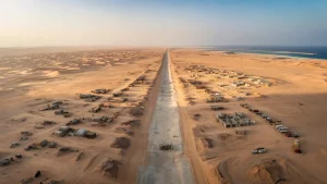 Satellite footage exposes what’s really happening at Saudi Arabia’s NEOM megacity construction site