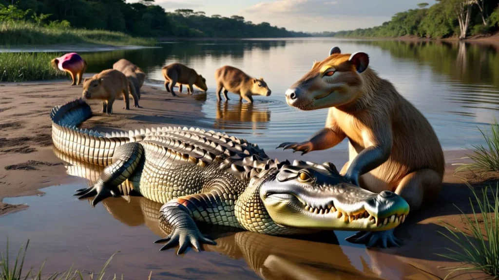 Scientists finally explain why crocodiles refuse to attack the world’s largest rodent