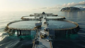This 385-meter offshore salmon farm is quietly changing how the world eats fish