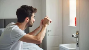This 5-second sink habit with a glass and paper prevents water damage while you’re away