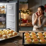 This Christmas host stays weirdly calm while everyone else panics—her secret involves frozen puff pastry bites