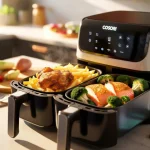 This Cosori TwinFry air fryer might just eliminate your biggest dinnertime dilemma forever