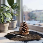 This forgotten pine cone trick saves dying houseplants when winter heating fails them