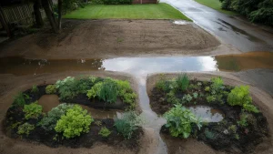 This garden slope detail keeps your plants hydrated while neighbors struggle with drought