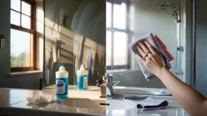 This one mirror cleaning mistake was ruining my bathroom every single day