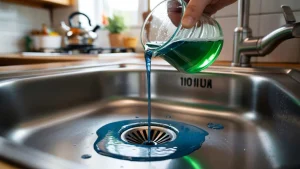 This ordinary household solution melts away drain clogs faster than expensive chemicals ever could