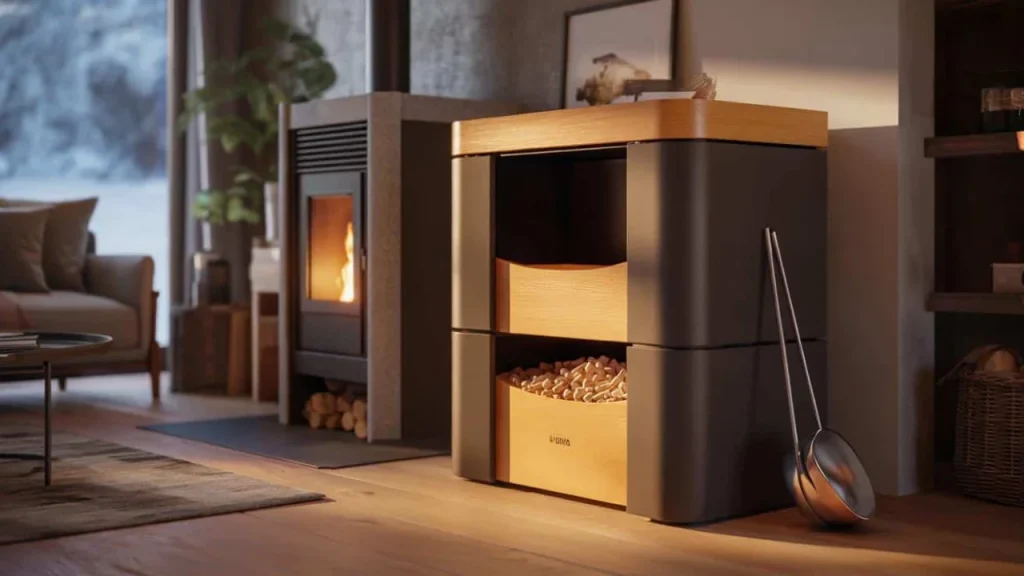 This Pellet Storage Solution Eliminates The One Thing Everyone Hates About Winter Heating