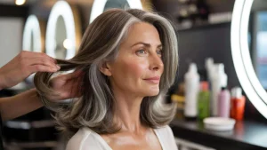 This quiet grey hair trend is making women look 10 years younger without a single drop of dye