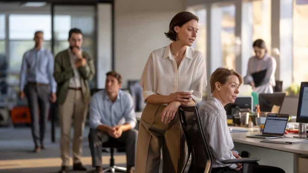 This quiet office moment reveals what most people get wrong about emotional resilience