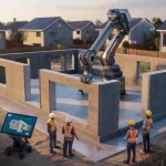 This robot just built a 200m² home in 24 hours—what happened to construction workers is stunning