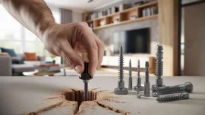 This wall plug trick prevents shelves from falling – even with heavy books