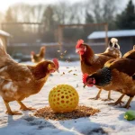 This winter game turns bored chickens into excited entertainers within minutes