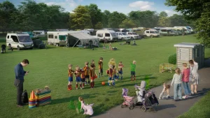 Traveller convoy transforms family park into campsite overnight, leaving parents stunned at the gates