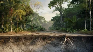 Tropical tree roots are desperately digging deeper as rainforests face an invisible crisis