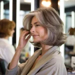 Women in their 50s discover this haircut saves them 30 minutes every morning