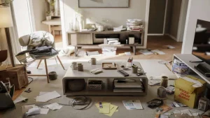 Your home gets messier each day and you don’t realize it’s happening until this moment hits