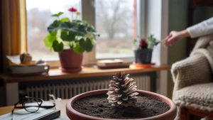Grandma’s Pine Cone Trick Saves Houseplants All Winter—Here’s the Science Behind It